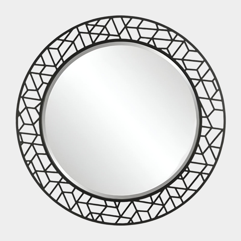 Mosaic Round Mirror