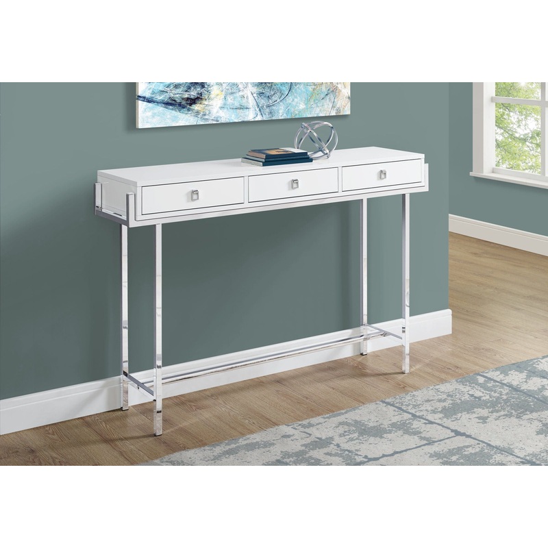 Accent Console Table For Entryway, Storage Drawer, Contemporary & Modern