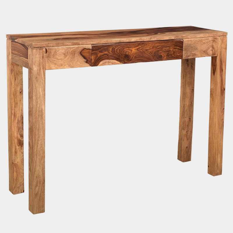 Idris Console/Desk in Dark Sheesham