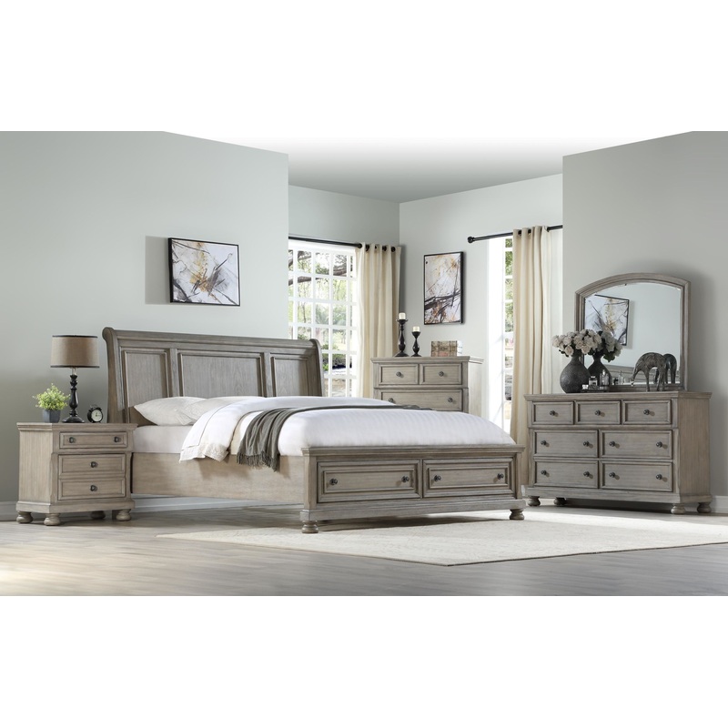 Seven Drawer Dresser – Antique Gray