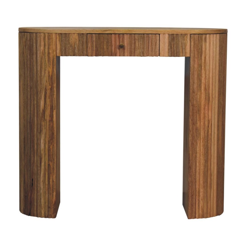 Soba – Straight Console Table – Oak