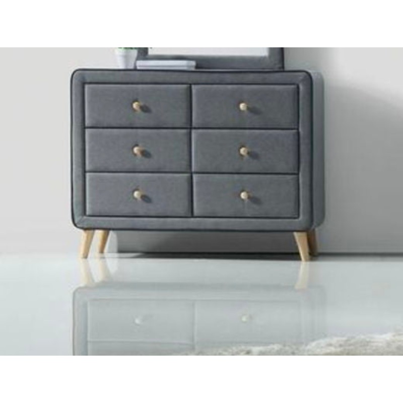 Valda – Dresser – Light Gray