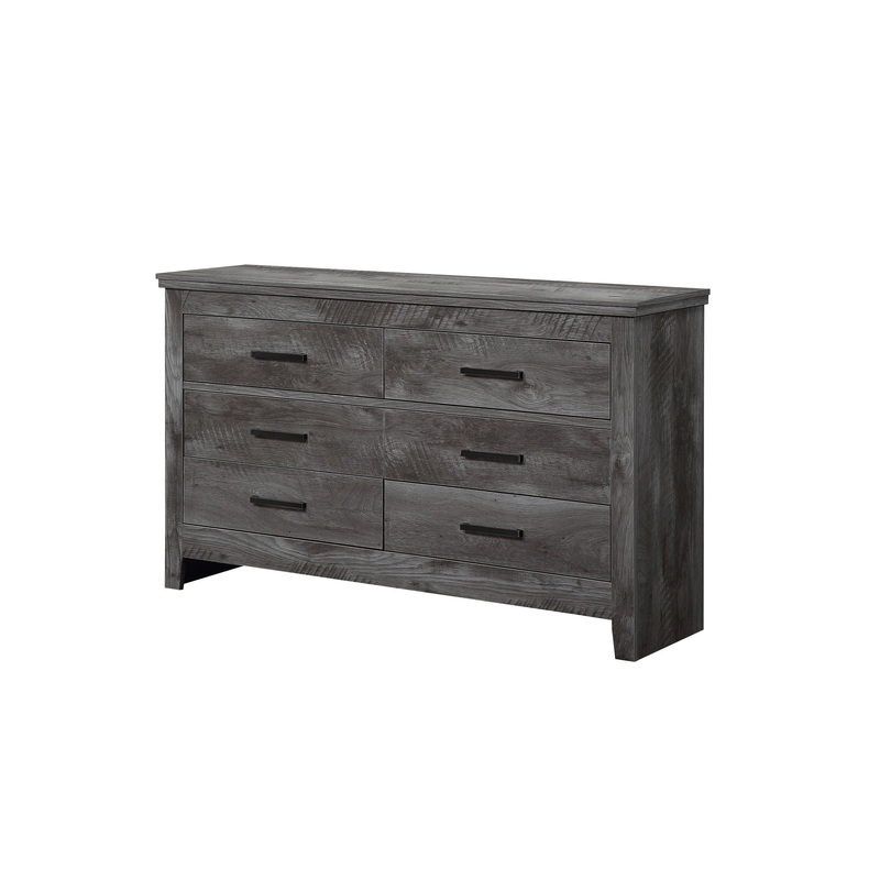 Vidalia – Rustic Dresser – Gray / Oak
