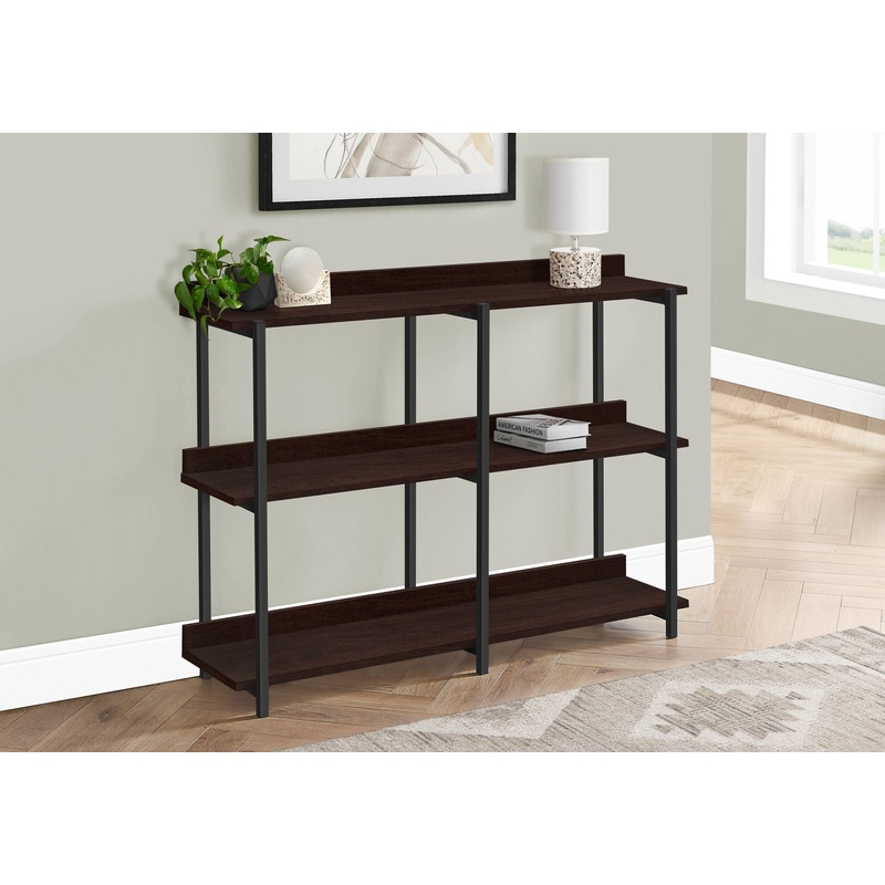 Accent Console Table For Entryway, 3 Tier Design