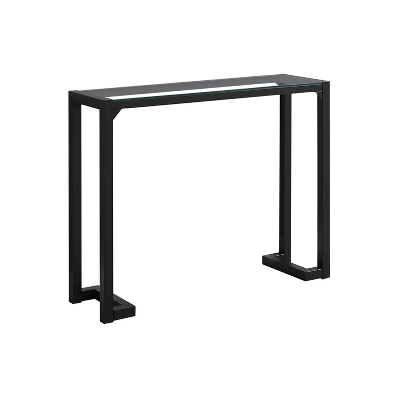Accent Console Table For Entryway Contemporary – Black