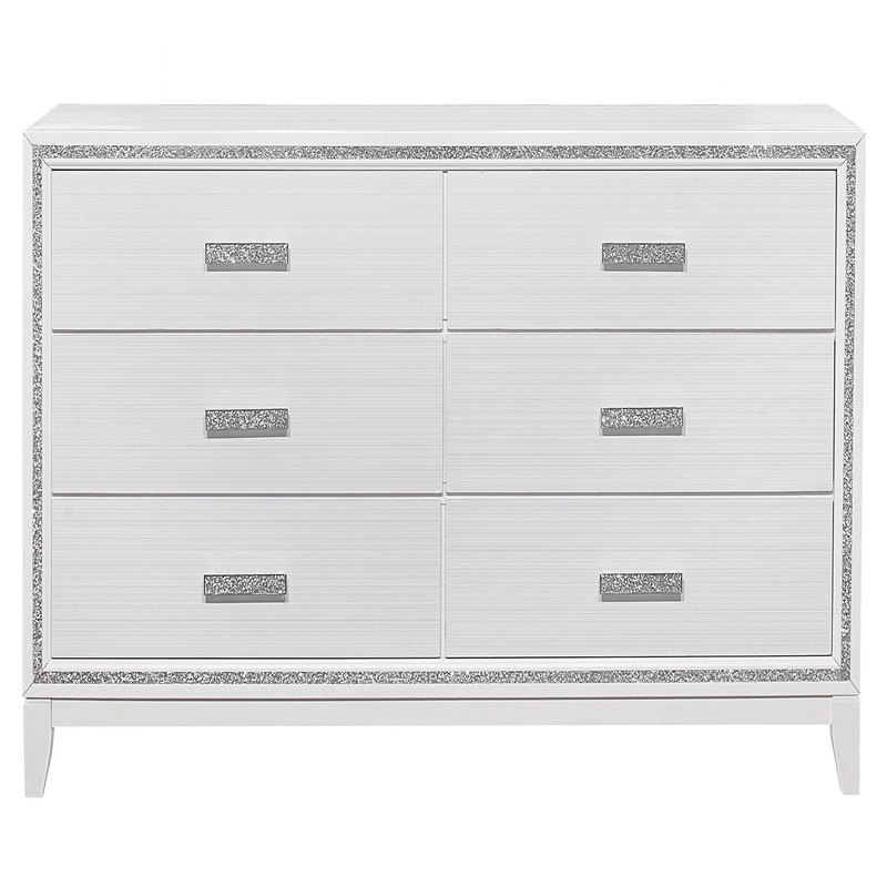 Almera – Glitter Dresser – White