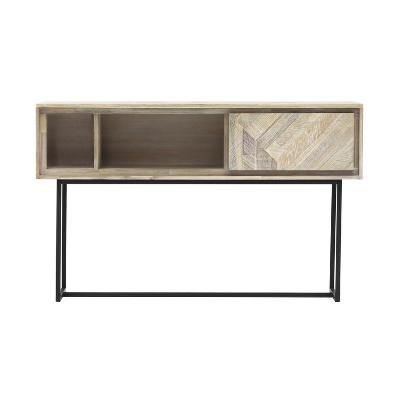 Peridot – 1 Drawer Console Table – Natural Acacia