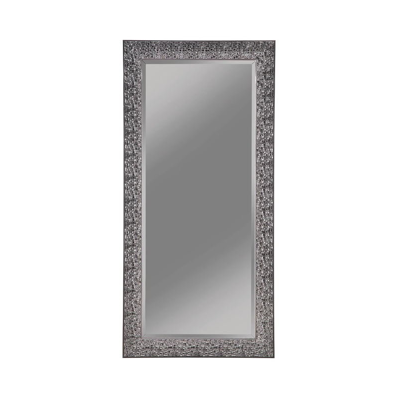 Coaster Furniture Rollins 901999 32 x 66 Inch Rectangular Floor Mirror – Black