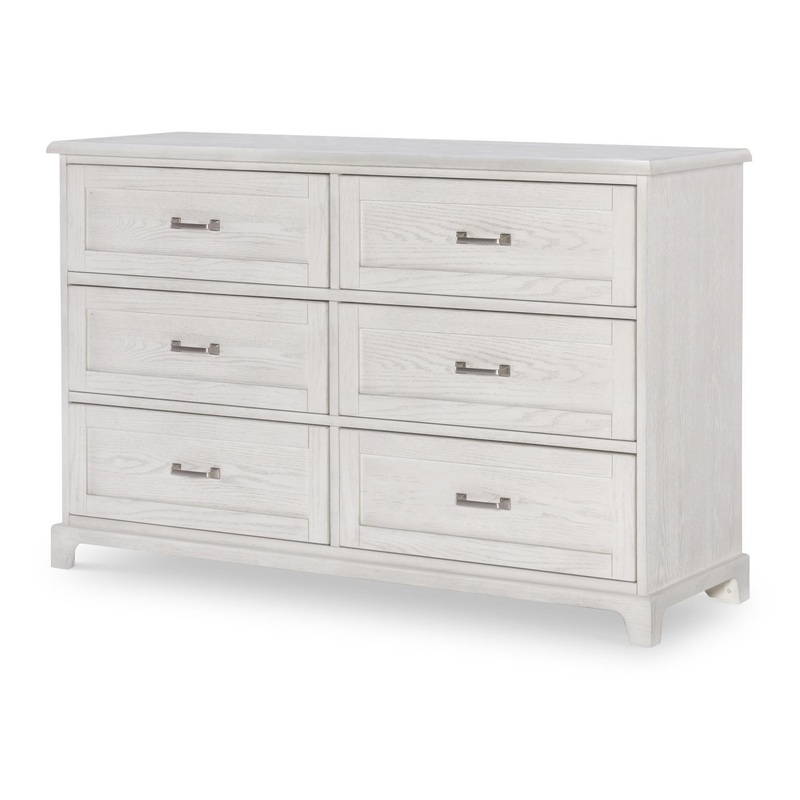 Ashton – 6 Drawer Dresser – Bleached Linen