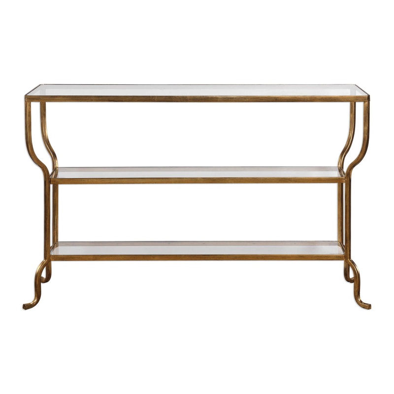Deline – Console Table – Gold