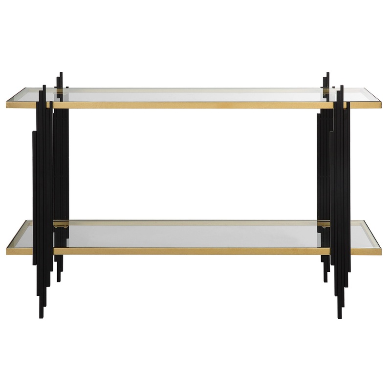 Empire – Cityscape Console Table – Gold