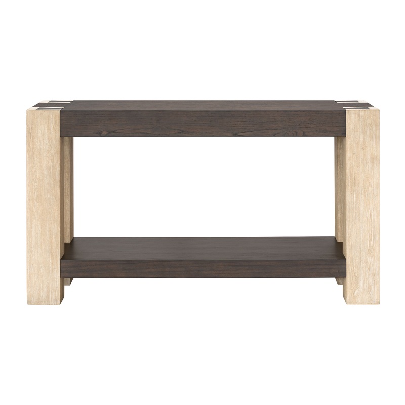 Harmony – Console Table – Carbon Mindi / Blonde Acacia