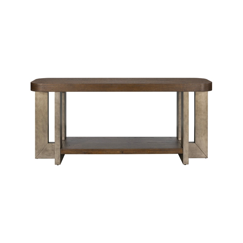 Nova – Console Table – Cerused Charcoal Oak