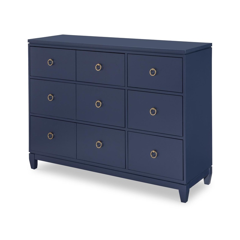 Summerland – Dresser 6 Drawers – Inkwell Blue