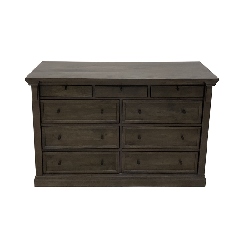 Adelaide – Wood 9 Drawer Dresser – Cocoa Brown