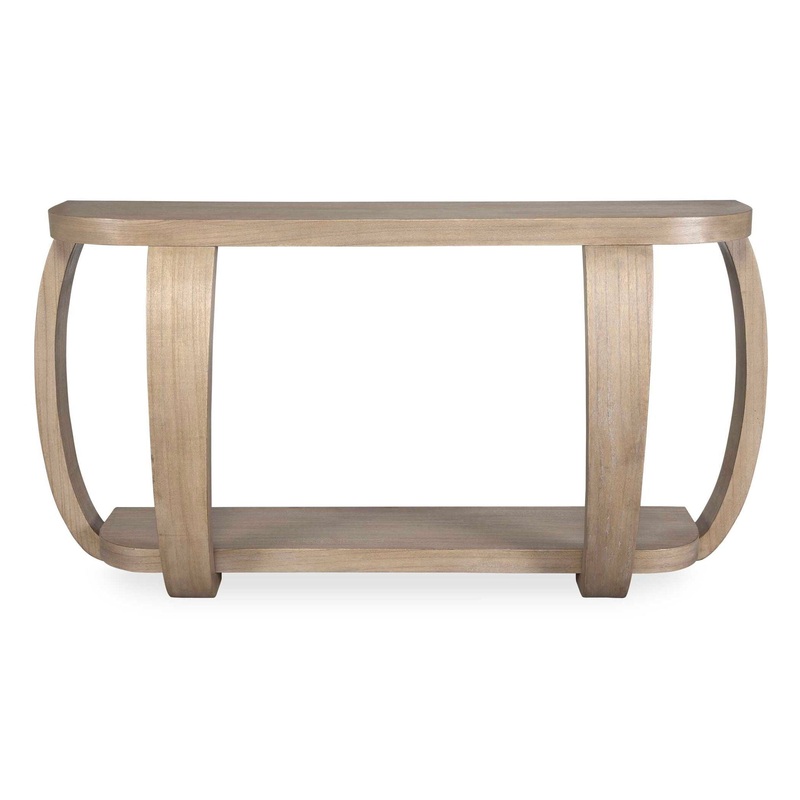 Adona – Wood Console Table – Light Brown