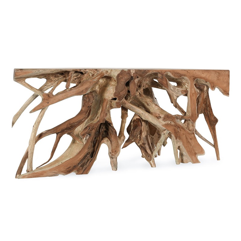 Cypress – 71″ Root Console Table – Natural