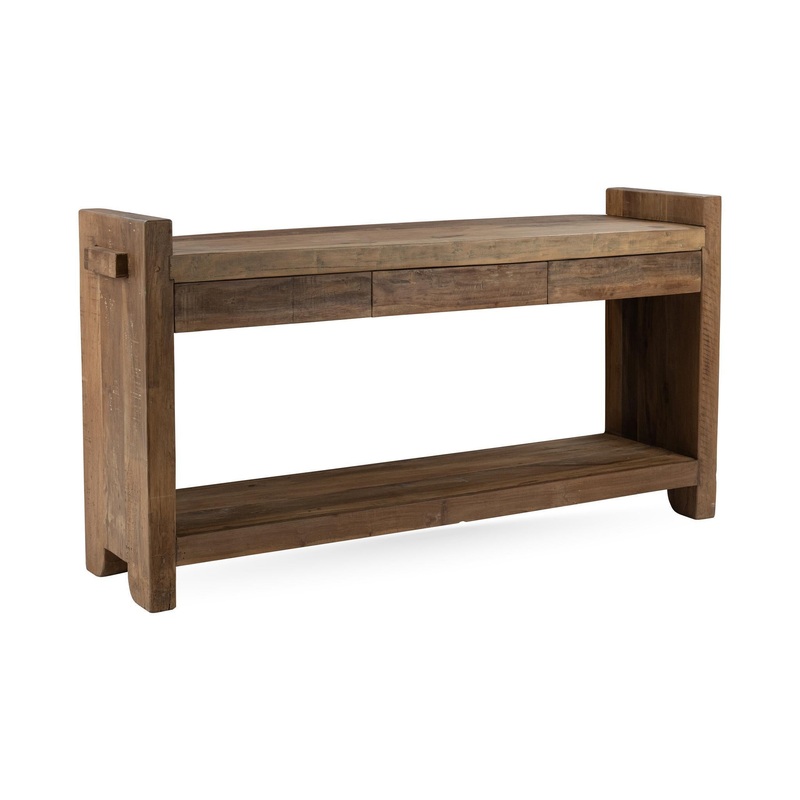 Marsa – 3 Drawer Console Table – Natural