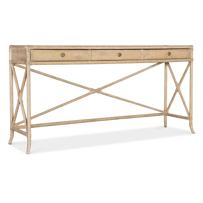Retreat – Pole Rattan Console