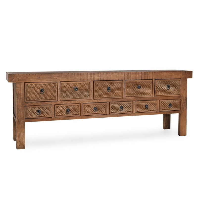 Lahey – 11 Drawer Console Table