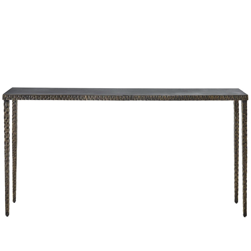 Curated – Minimalist Console Table – Dark Brown