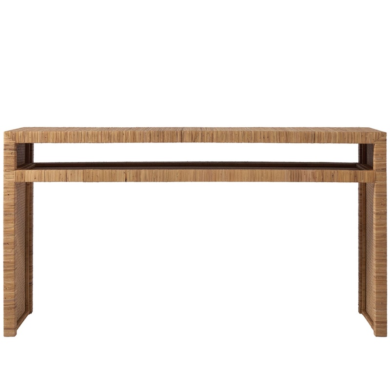 Escape – Long Key Console Table – Light Brown