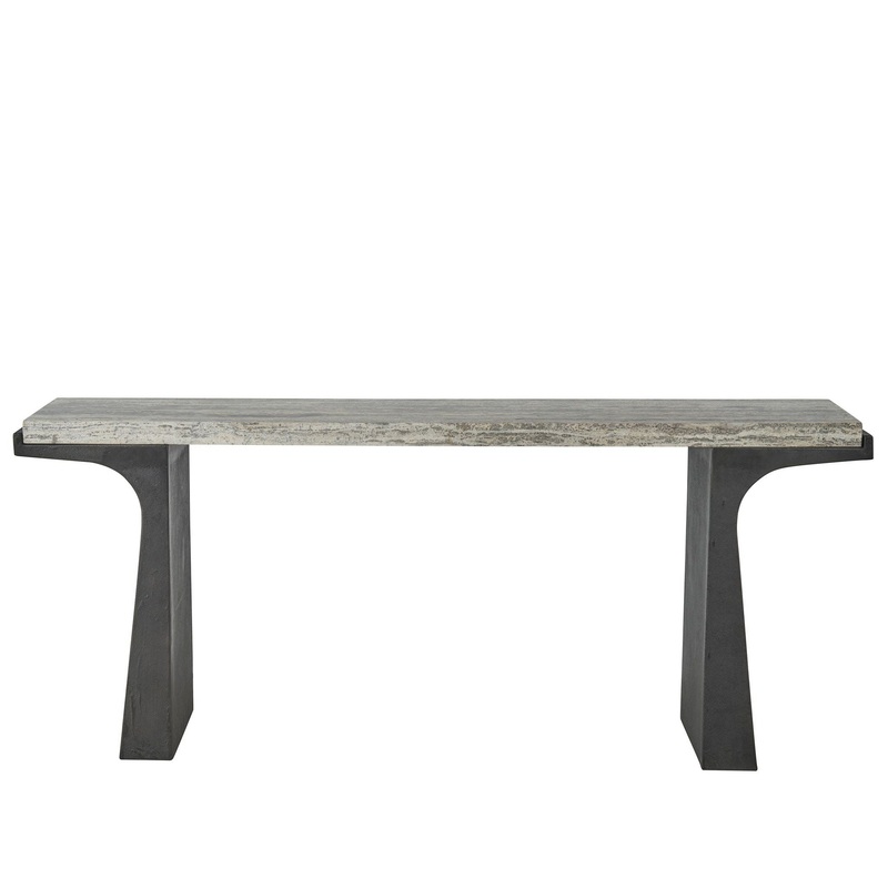 New Modern – Quill Console Table – Gray