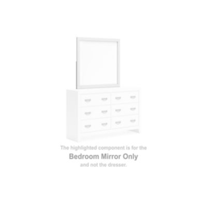 Binterglen – White – Bedroom Mirror