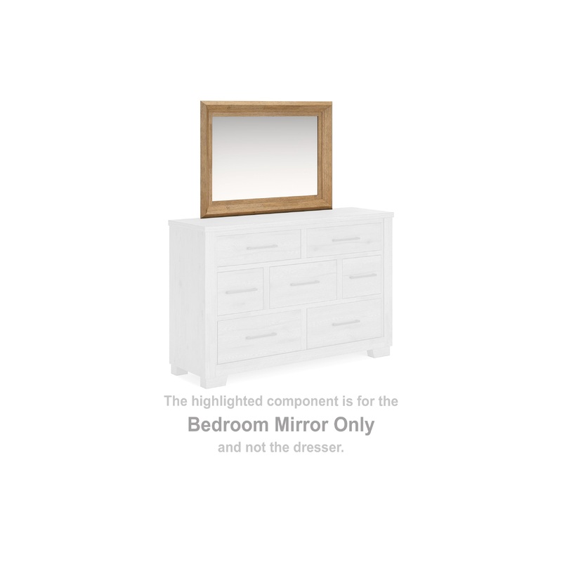 Galliden – Light Brown – Bedroom Mirror
