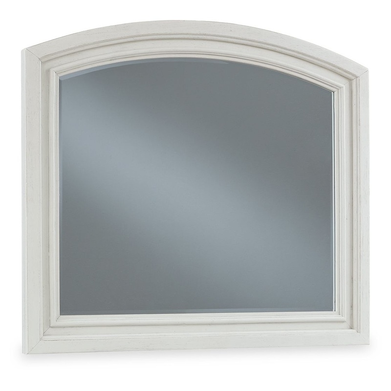 Robbinsdale – Antique White – Bedroom Mirror