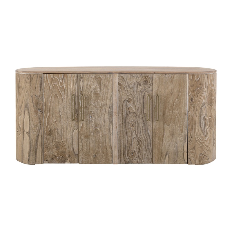 White Balam – 4 Doors Console – Ivory White