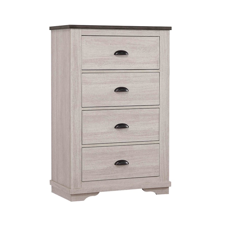 CORALEE CHEST CHALK/GREY