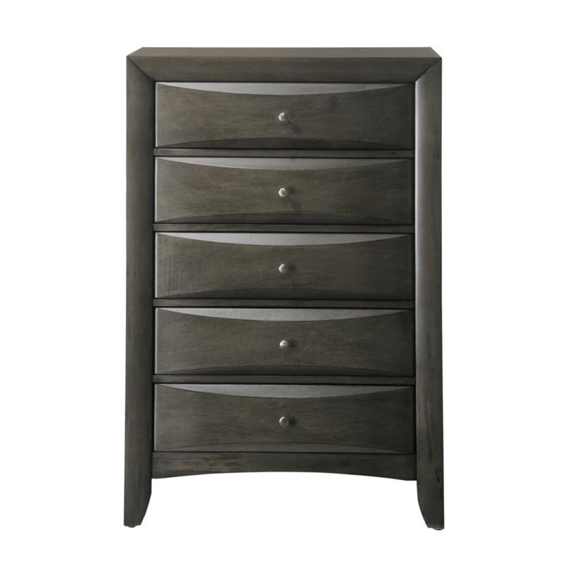Crown Mark Emily Chest in Grey