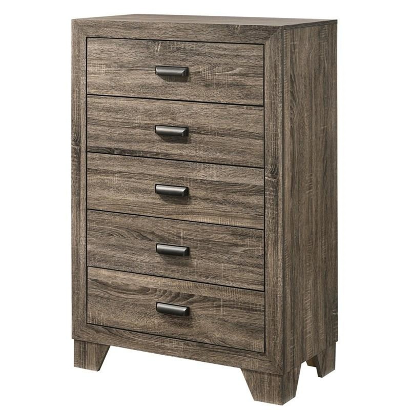 Crown Mark Millie Chest in Grey