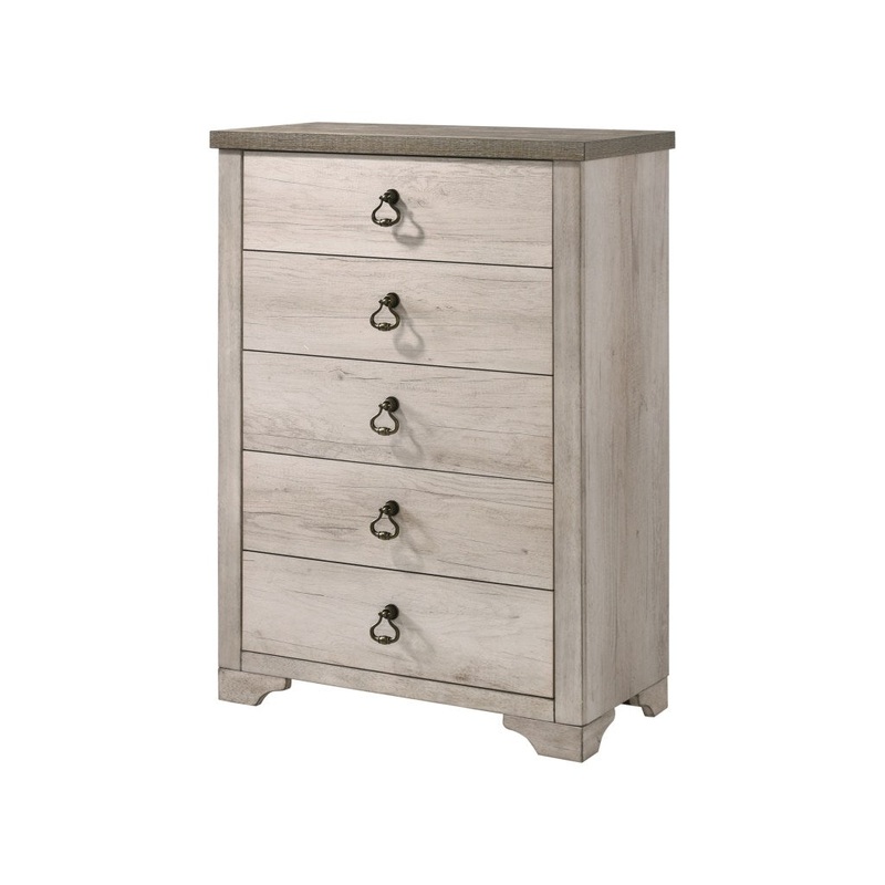 Crown Mark Patterson Chest in Driftwood Grey