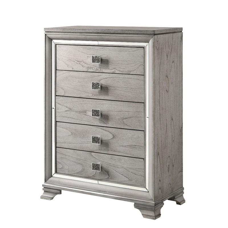 Crown Mark Vail Chest in Grey
