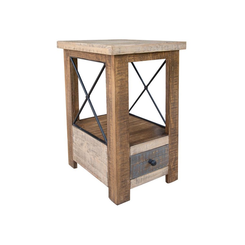 Andaluz 1 Drawer Chair Side Table