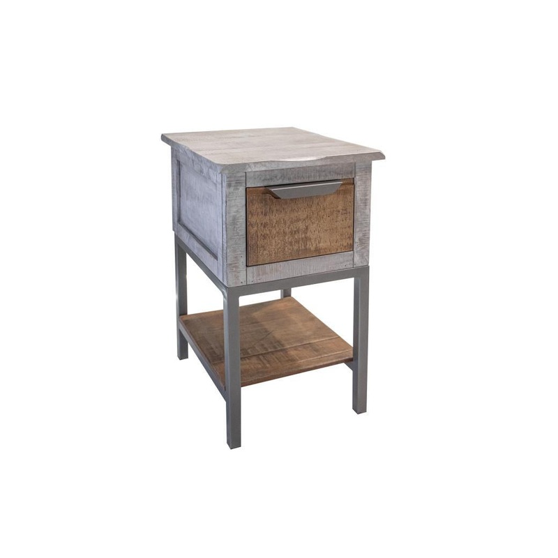 Mita 1 Drawer, Chair Side Table