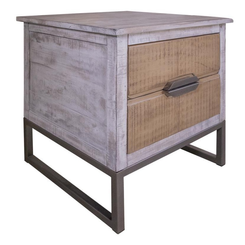 Mita 2 Drawer, End Table