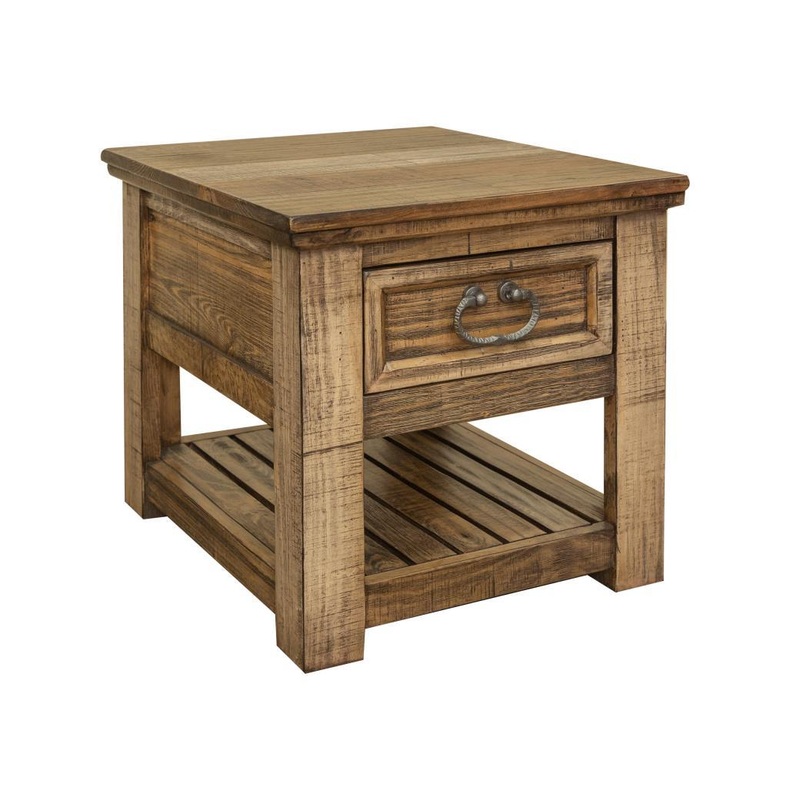 Montana 1 Drawer, Chair Side Table