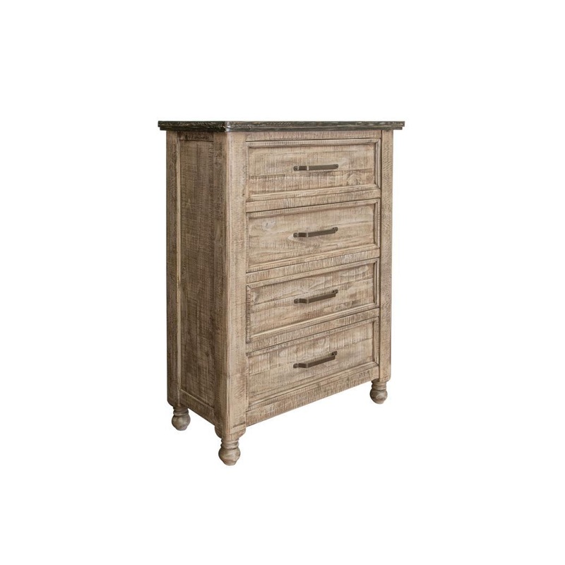 Natural Stone 4 Drawers, Chest