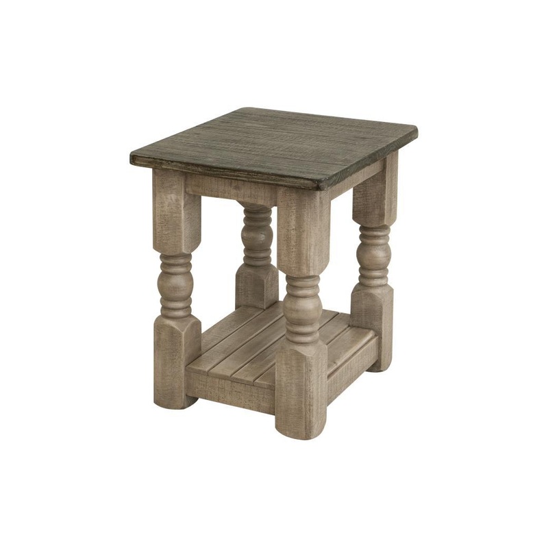 Natural Stone Chairside Table 18