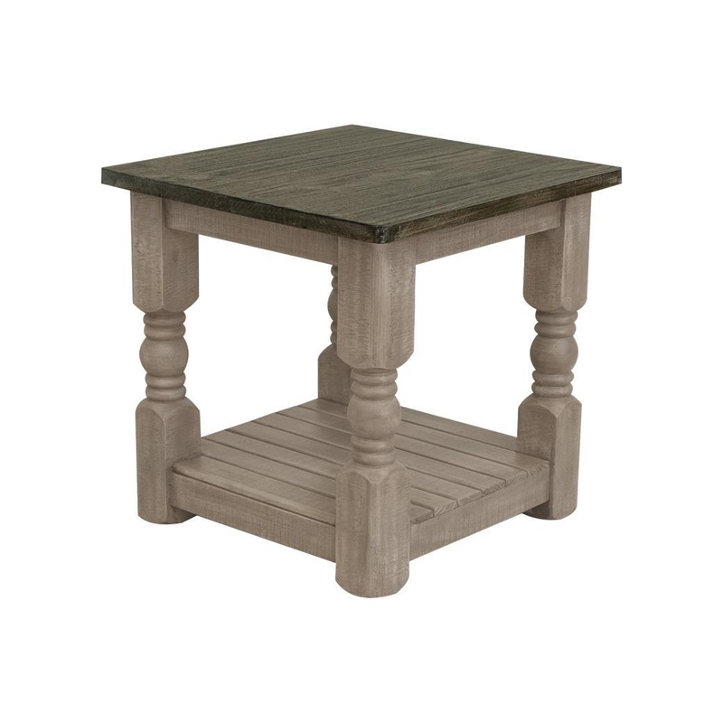 Natural Stone End Table