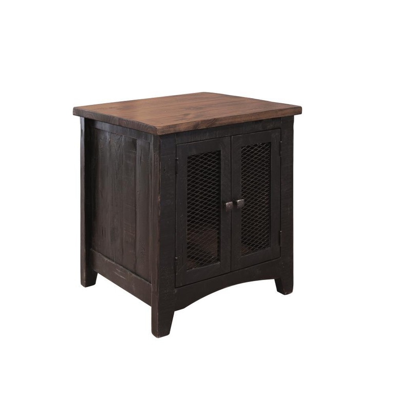 Pueblo Black 2 Mesh Doors