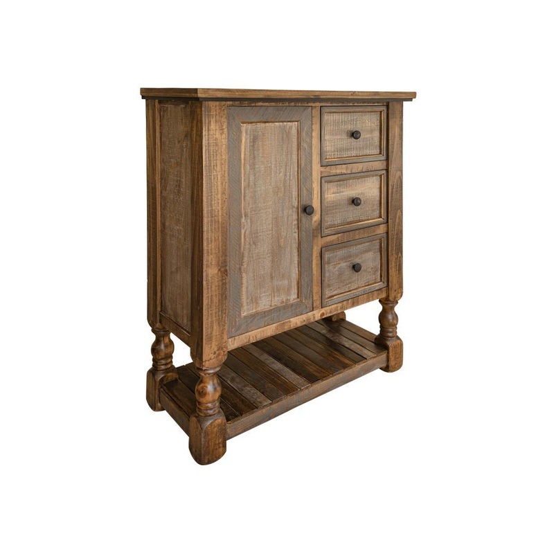 Stone 3 Drawers , 1 Door Chest