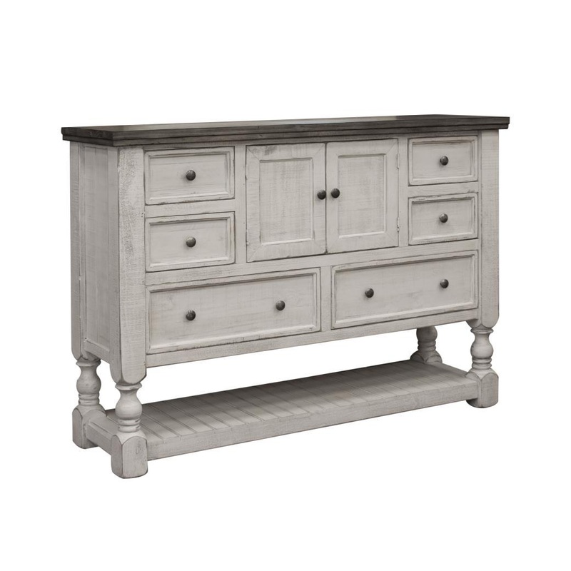 Stone 6 Drawer, 2 Door Dresser