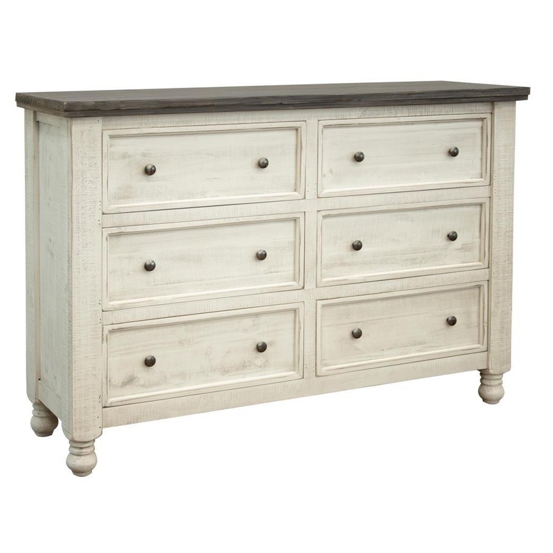 Stone 6 Drawer Dresser