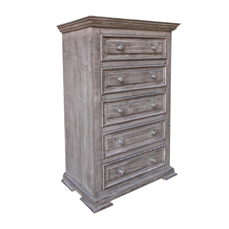 Terra Gray 5 Drawer Chest