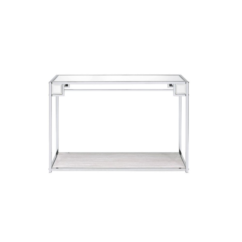 Asbury – Accent Table – Mirrored, Chrome