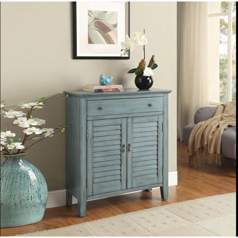 Winchell – Accent Table – Antique Blue